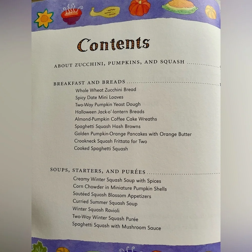 Zucchini, Pumpkins & Squash Cookbook